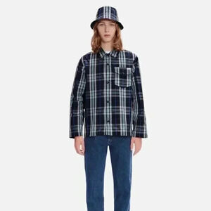 NWT A.P.C. Alfred Check Shirt Jacket Plaid Shacket size Medium